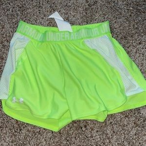 under armor athletic shorts, size xs